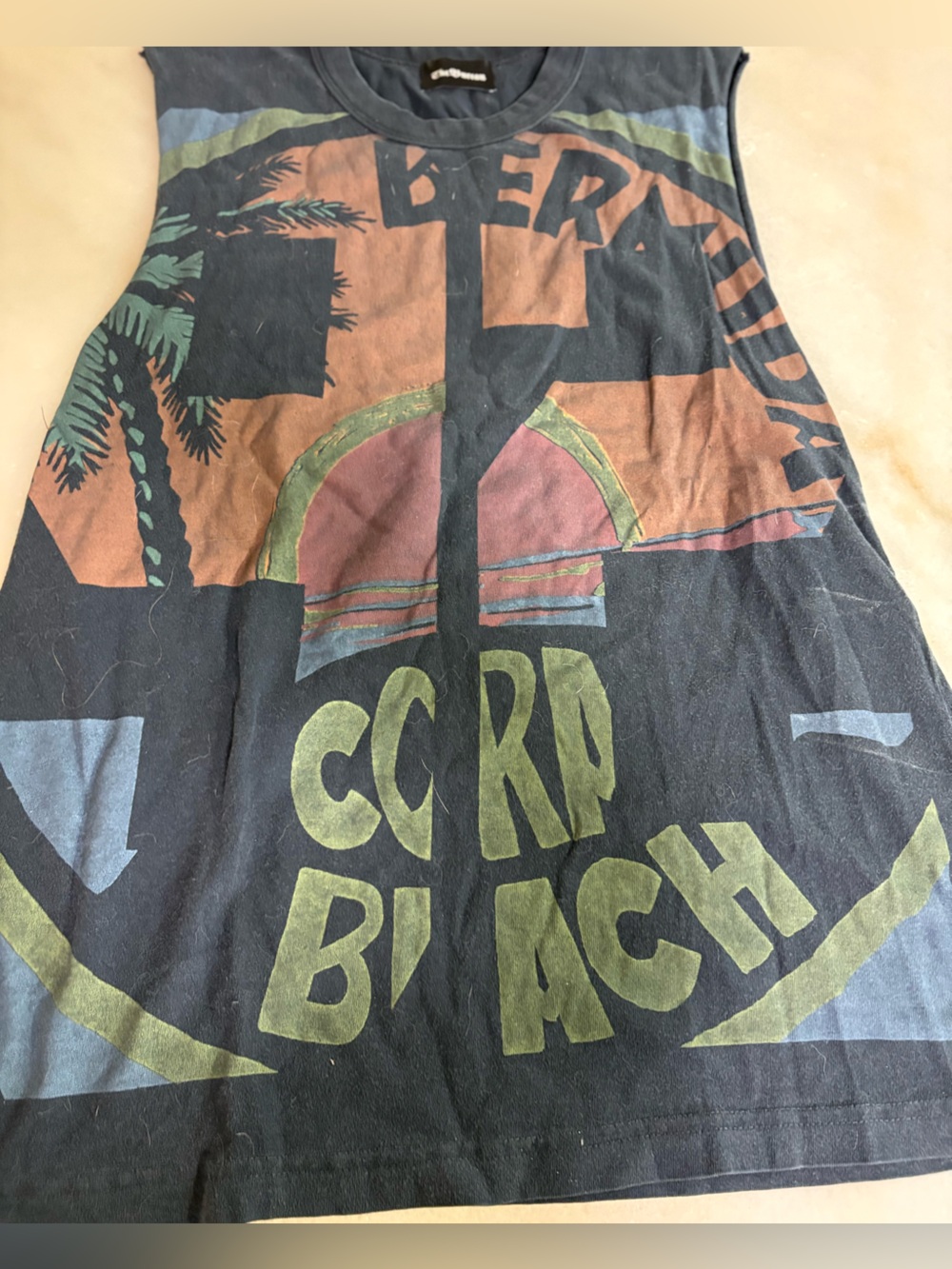 THE BUREAU Black Graphic Shorts with Olive & Rust Printed Design